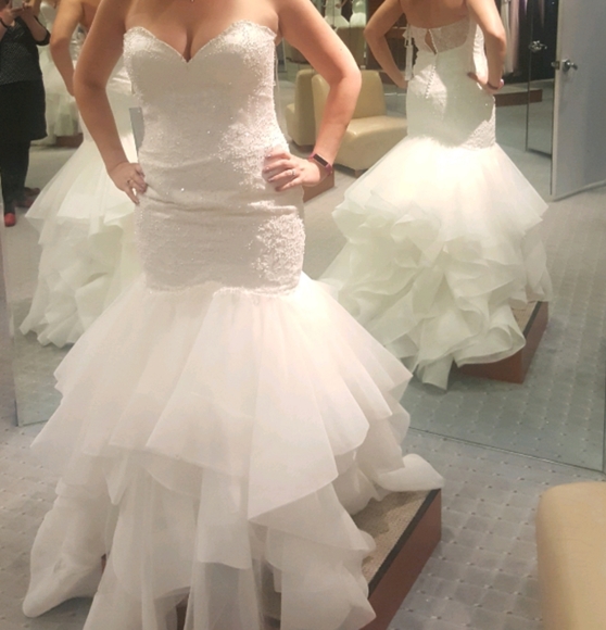 Alfred Angelo BRAND NEW never been worn dress - Picture 6 of 16